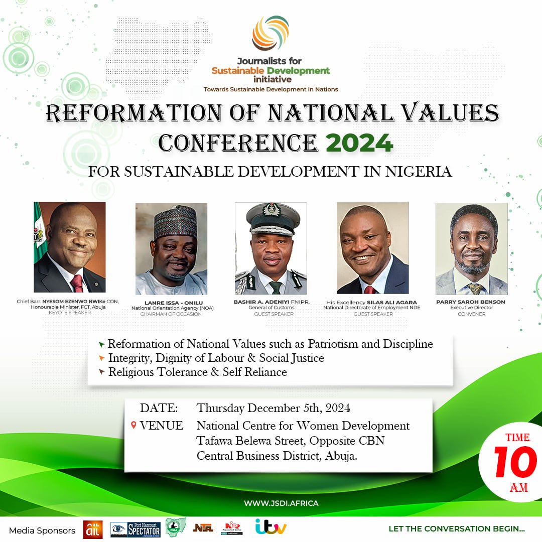 ANNUAL PUBLIC LECTURE SERIES; REFORMATION OF NATIONAL VALUES CONFERENCE 2024